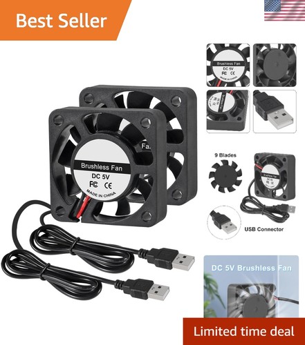Usb powered brushless fan set - usb,